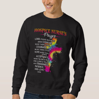 Sudadera Thankful Nurse Christmas Hospice Nurse'S Prayer Aw