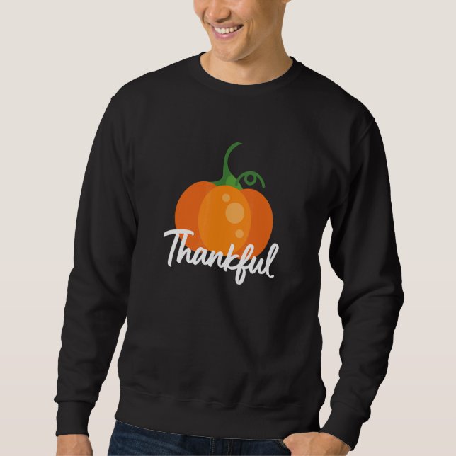 Sudadera Thankful  Turkey Thanksgiving Day (Anverso)
