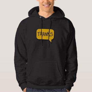 Sudadera thanks text