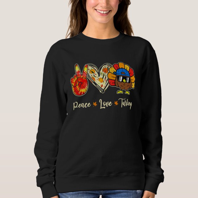 Sudadera Thanksgiving Turkey Apparel Women Men (Anverso)