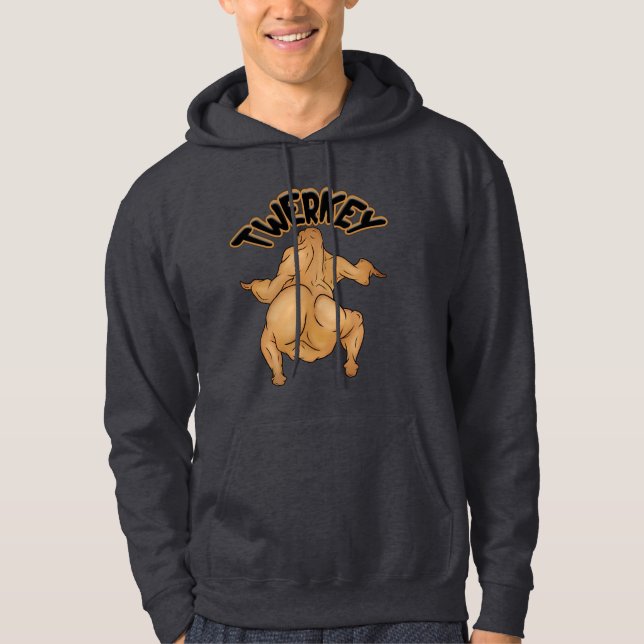 Sudadera Thanksgiving Twerkey Adult Pullover Hoodie (Anverso)