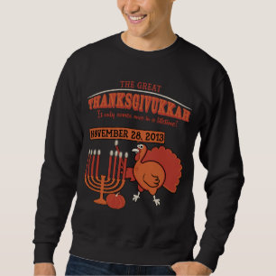 Sudadera 'Thanksgivukkah festivo