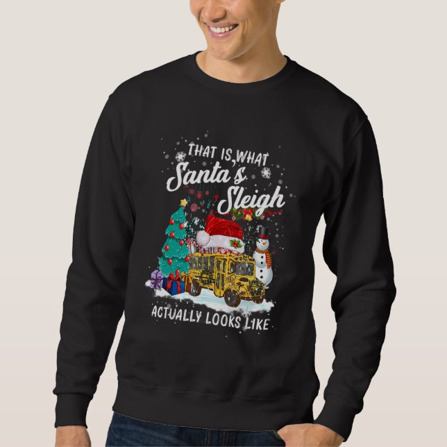 Sudadera That Is What Santa_s Sleigh Actually Looks Like Ch (Anverso)