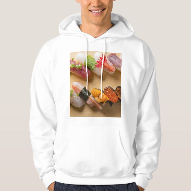 Sudadera The Aesthetics of Nigiri Sushi | Premium Japanese  (Anverso)