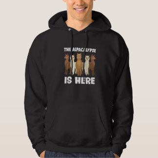 Sudadera The Alpacalypse Is Here  Alpaca Llama Animal Alpac