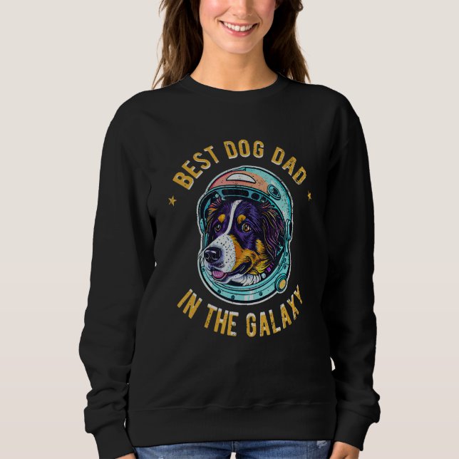 Sudadera The Best Australian Shepherd Dad in the galaxy - A (Anverso)
