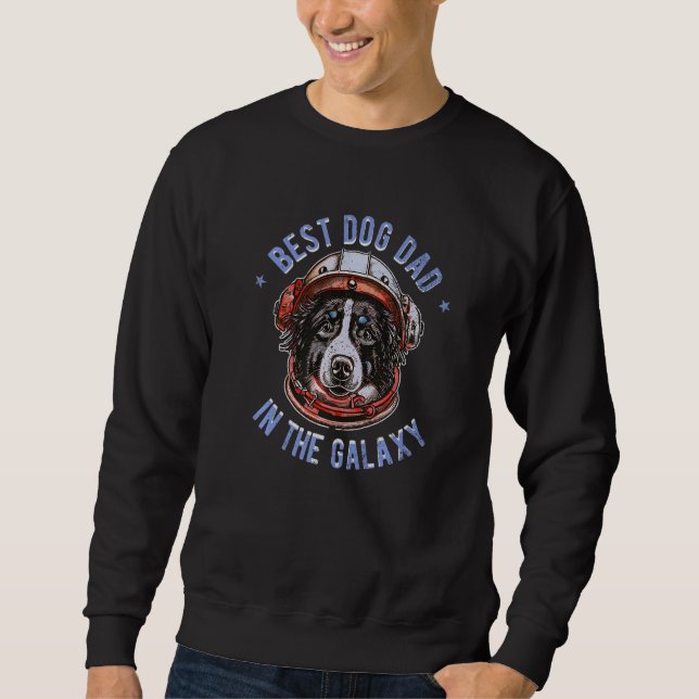 Sudadera The Best Australian Shepherd Dad in the galaxy - A (Anverso)