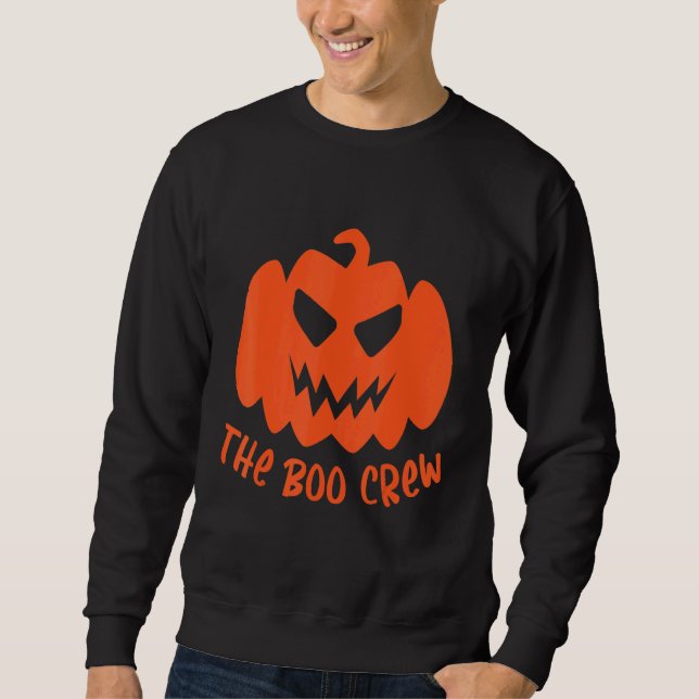 Sudadera The Boo Crew Lazy Halloween Costume   Ghost Spirit (Anverso)