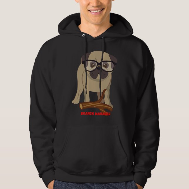 Sudadera The Branch Manager Pug Classic T-Shirt 606 (Anverso)