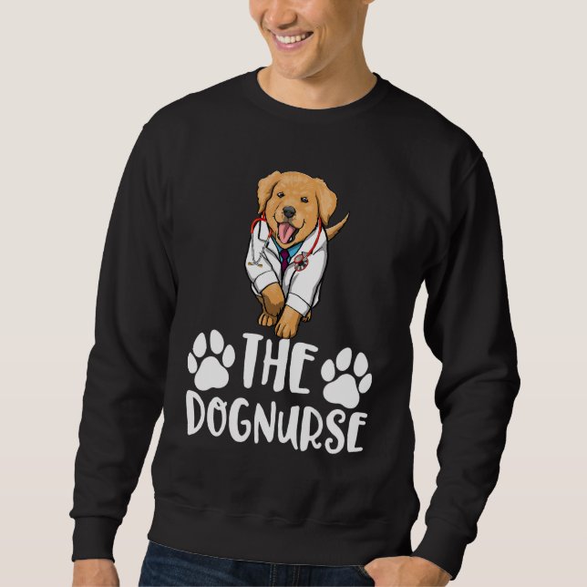 Sudadera The Dog Nurse Labrador  Women Love Doggy Doctor 1 (Anverso)