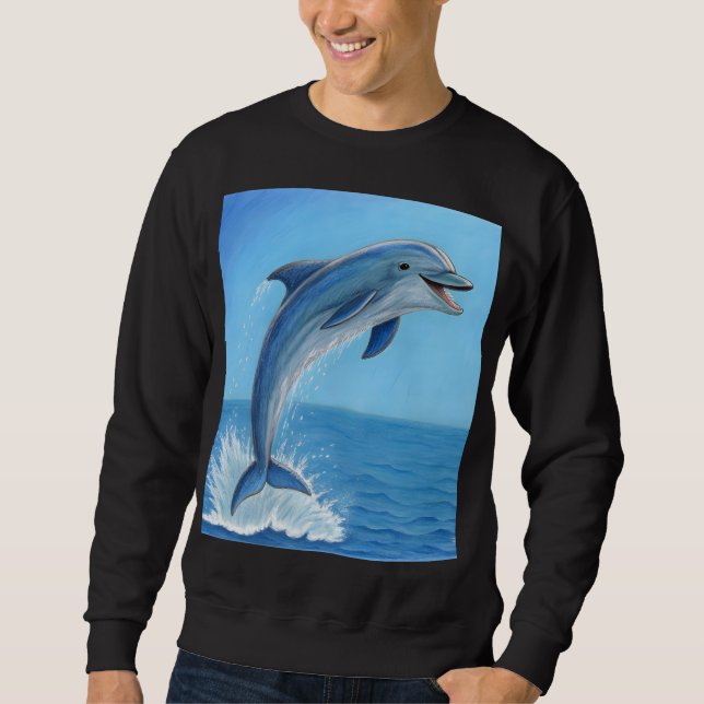 Sudadera The Dolphin’s Silent Dance (Anverso)