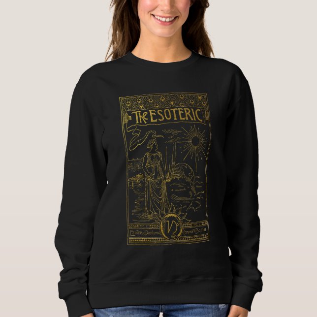 Sudadera The Esoteric Vintage Astrology Alchemy Print (Anverso)