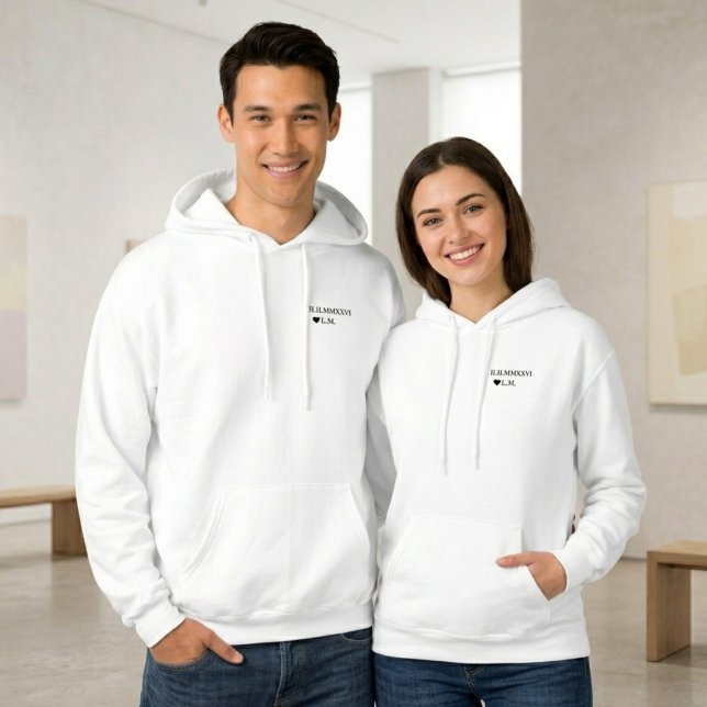 Sudadera The Eternal Date – Personalized Roman Numeral  (Subido por el creador)