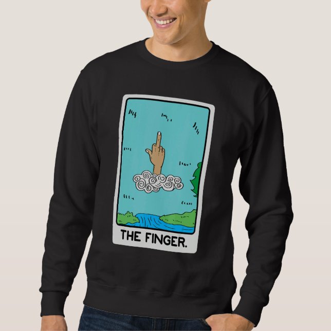 Sudadera The Finger Joker or   Person (Anverso)