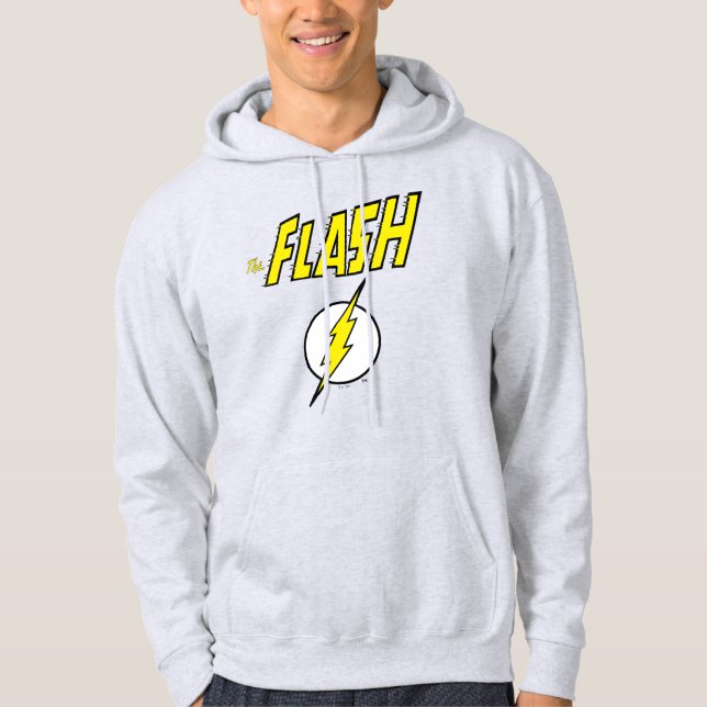 Sudadera The Flash Name & Lightning Bolt Logo (Anverso)