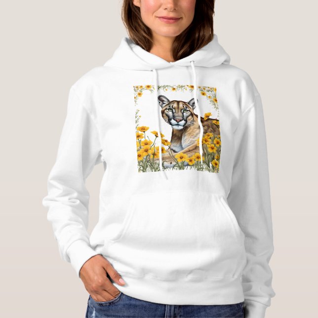 Sudadera The Florida Panther Side View with Coreopsis  (Anverso)