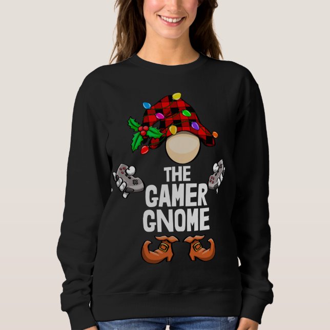 Sudadera The Gamer Gnomes Feliz Navidad (Anverso)