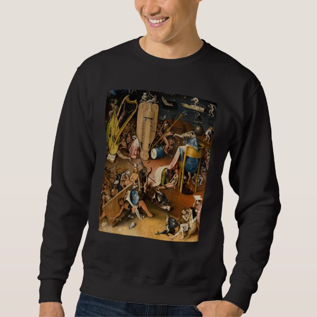 Sudadera The Garden Of Earthly Delights Famous Painting By  (Anverso)