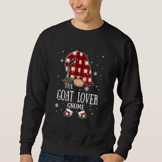Sudadera The Goat  Gnome Cute Christmas Farmer (Anverso)