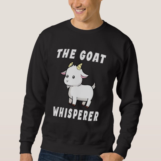 Sudadera The Goat Whisperer  Goat  Farmer (Anverso)