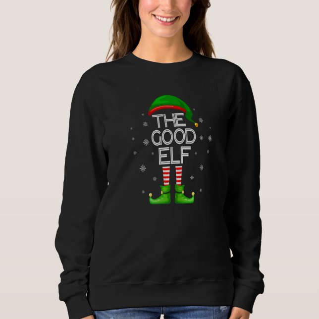 Sudadera The Good Elf  Group Matching Christmas Pajamas (Anverso)