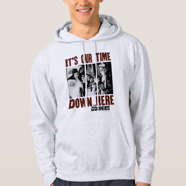 Sudadera The Goonies "It's Our Time Down Here" (Anverso)