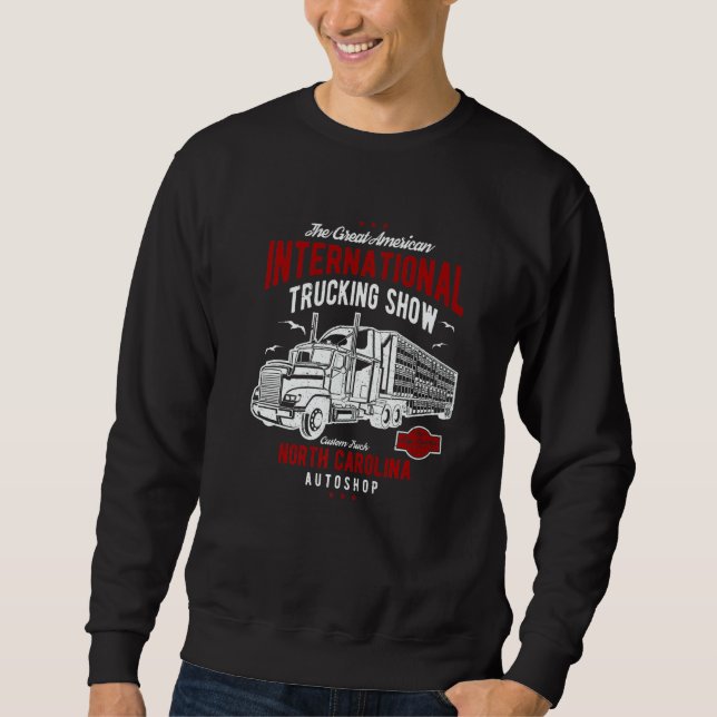 Sudadera The Great American International Trucking Show  (Anverso)