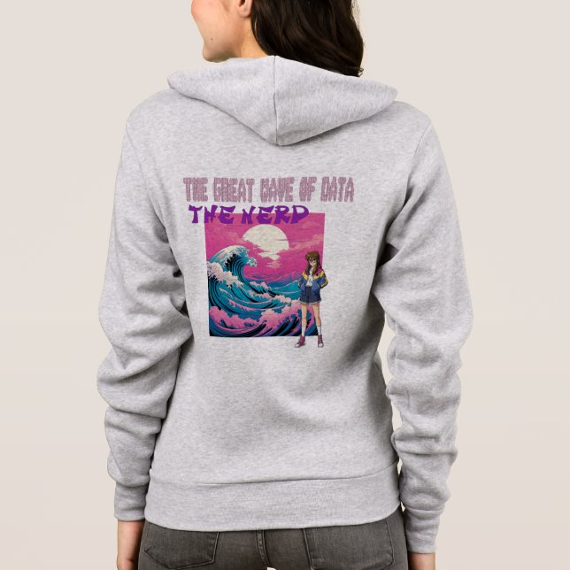 Sudadera The Great Wave Of Data (Reverso)