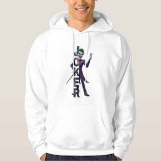 Sudadera The Joker Artistic Illustration Men's White Hoodie