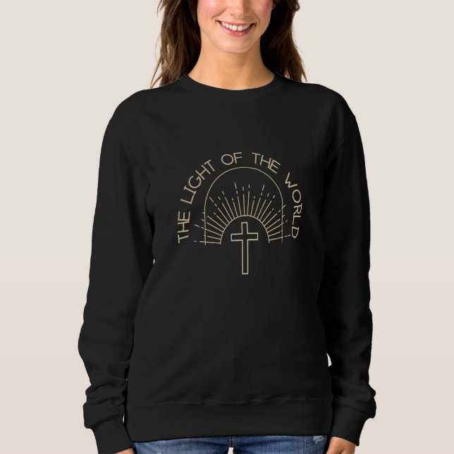 Sudadera The Light of the World - Christian Bible Verse Gif (Anverso)