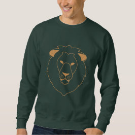 Sudadera The Lion's Gaze: Golden Contour