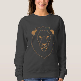 Sudadera The Lion's Gaze: Golden Contour