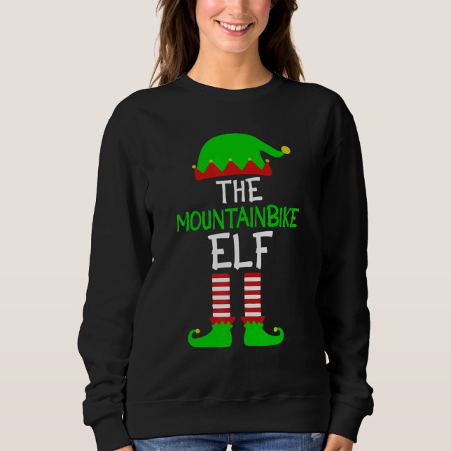 Sudadera The Mountainbike Elf   MTB Bike Driver (Anverso)