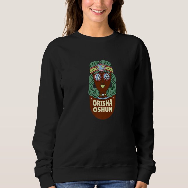 Sudadera The Orisha Oshun Ashe - Goddess of Divinity, Femin (Anverso)