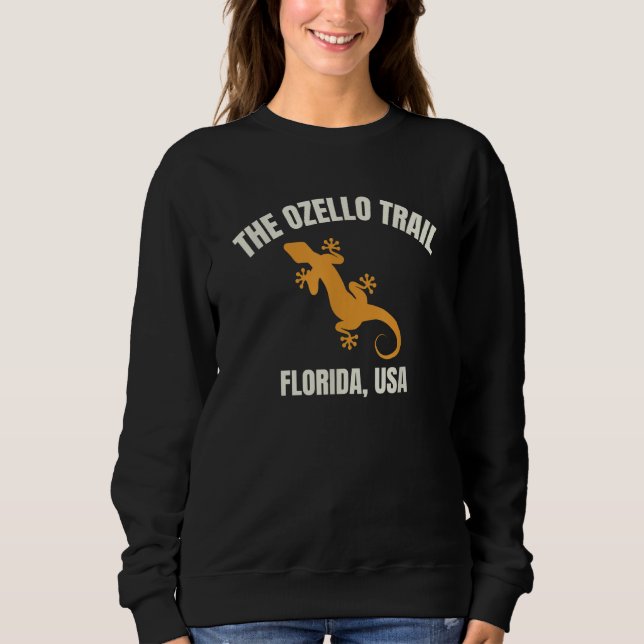 Sudadera The Ozello Trail Florida USA Gecko Design (Anverso)