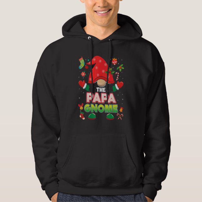 Sudadera The Papa Gnome Matching Family Merry Christmas Paj (Anverso)