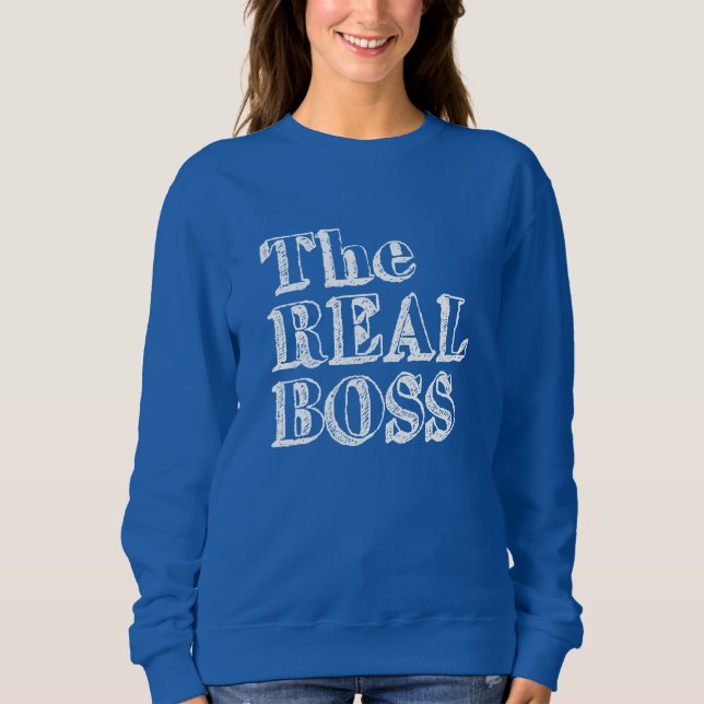 Sudadera The Real Boss (Anverso)