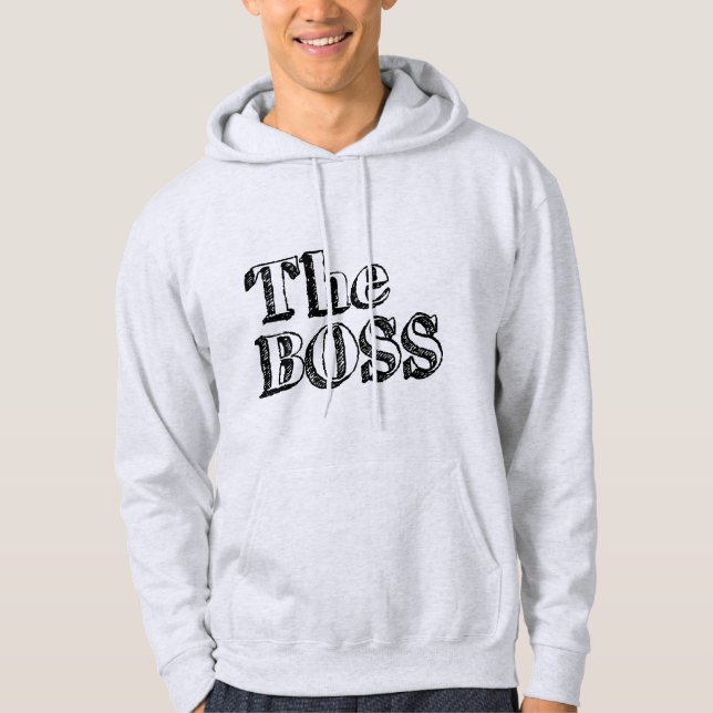 Sudadera The Real Boss (Anverso)