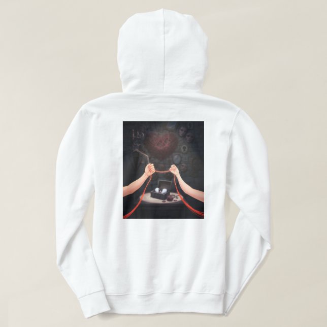 Sudadera The Red Thread of Fate Aesthetic (Reverso del diseño)