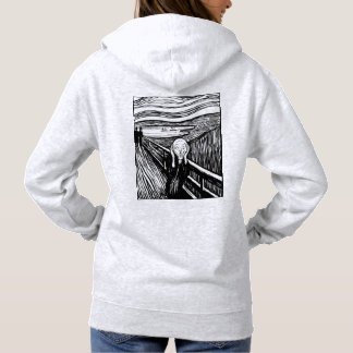 Sudadera The Scream by Edvard Munch – Black Line Art