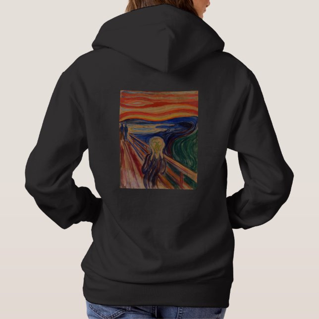 Sudadera The Scream by Edvard Munch – Iconic Art (Reverso)