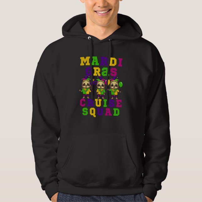 Sudadera The Shenanigans begin Sloth 2023 Mardi Gras Cruise (Anverso)