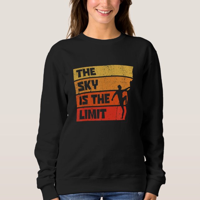 Sudadera The Sky Is The Limit Rock Climbing Bouldering Clim (Anverso)