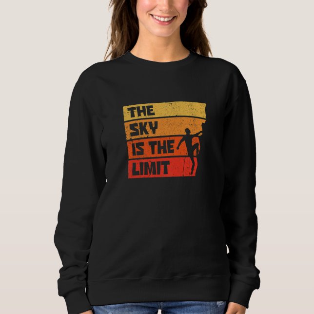 Sudadera The Sky Is The Limit Rock Climbing Bouldering Clim (Anverso)