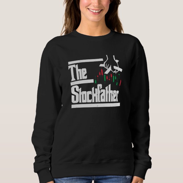 Sudadera The Stockfather Cryptocurrency Blockchain Best Dad (Anverso)