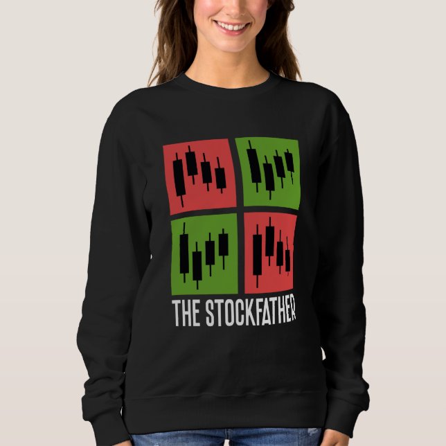Sudadera The Stockfather Cryptocurrency Blockchain Best Dad (Anverso)