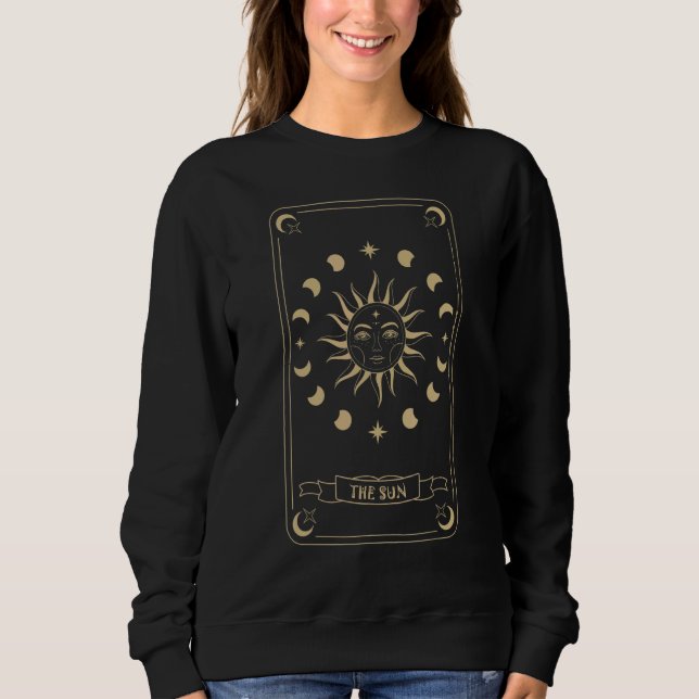 Sudadera The Sun - Tarot Card Boho & Minimalism Dark Academ (Anverso)