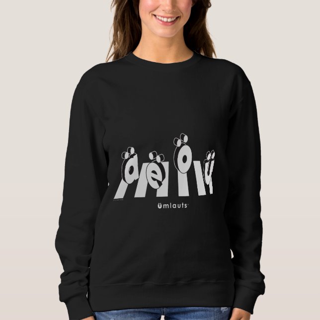 Sudadera “The Umlauts: Crossing Over” (Anverso)