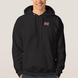 Sudadera The Union Jack Bandera Británica Hombres Negro