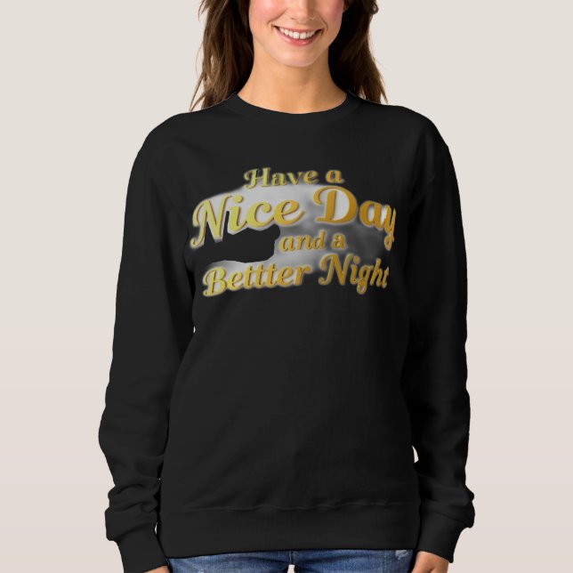 Sudadera The Universal Wish: Elegant Gold Script Comfort Ho (Anverso)